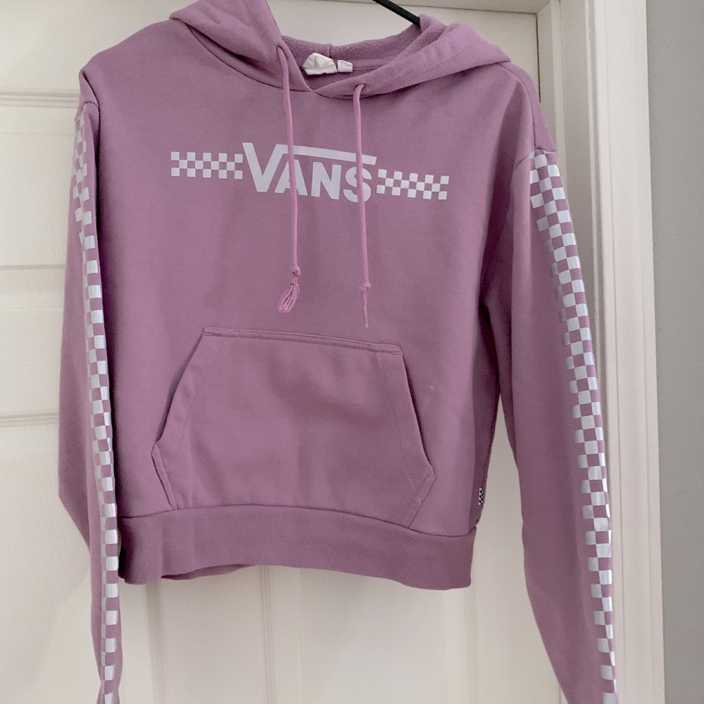 Purple women’s vans size XS cropped hoodie. Great condition